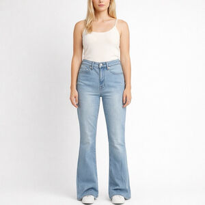 7 For All Mankind Kimmie Bootcut Women's Size 26 X 32 Jeans Slim Illusion NWT